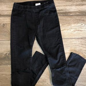 H&M Girls Skinny Jeans with ripped knee